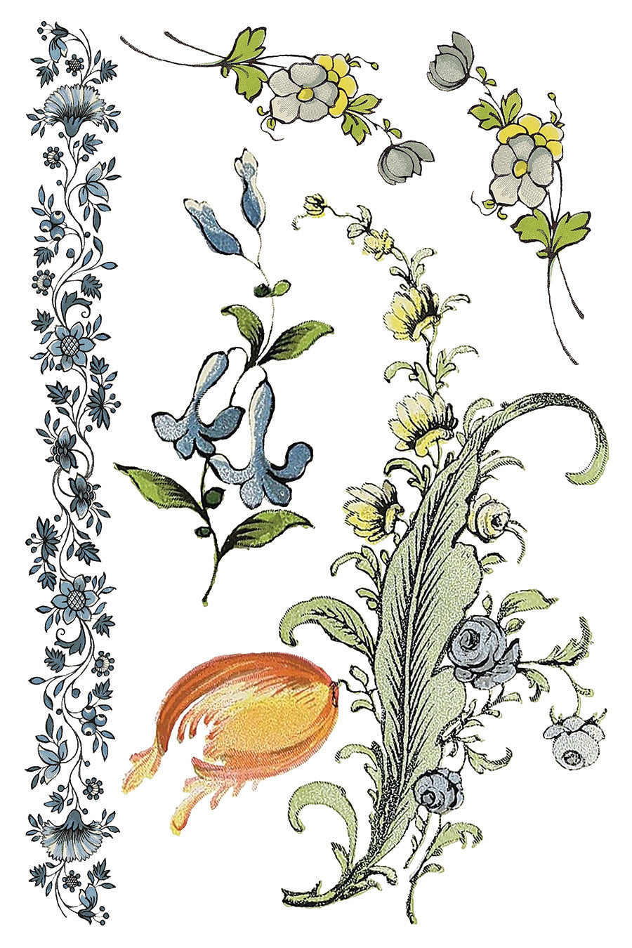 Iron Orchid Designs - Decor Transfer - Fairytale Florals