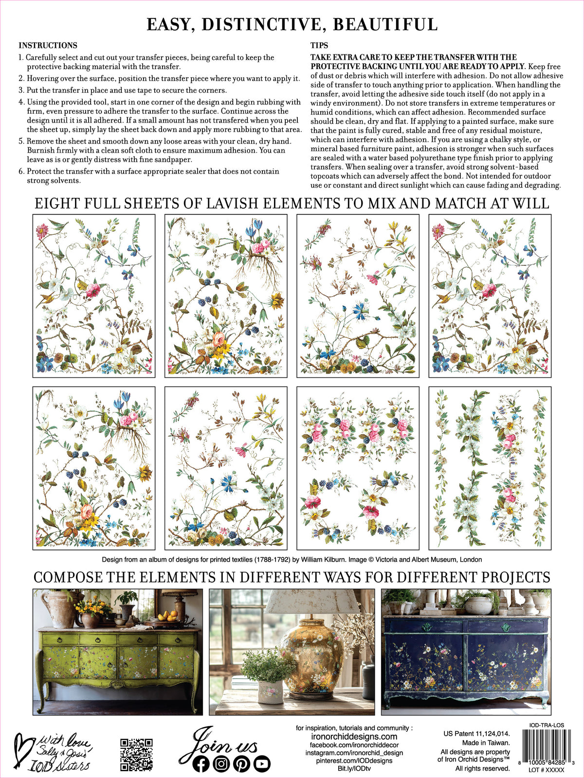 Iron Orchid Designs - Decor Transfer - Lost Garden