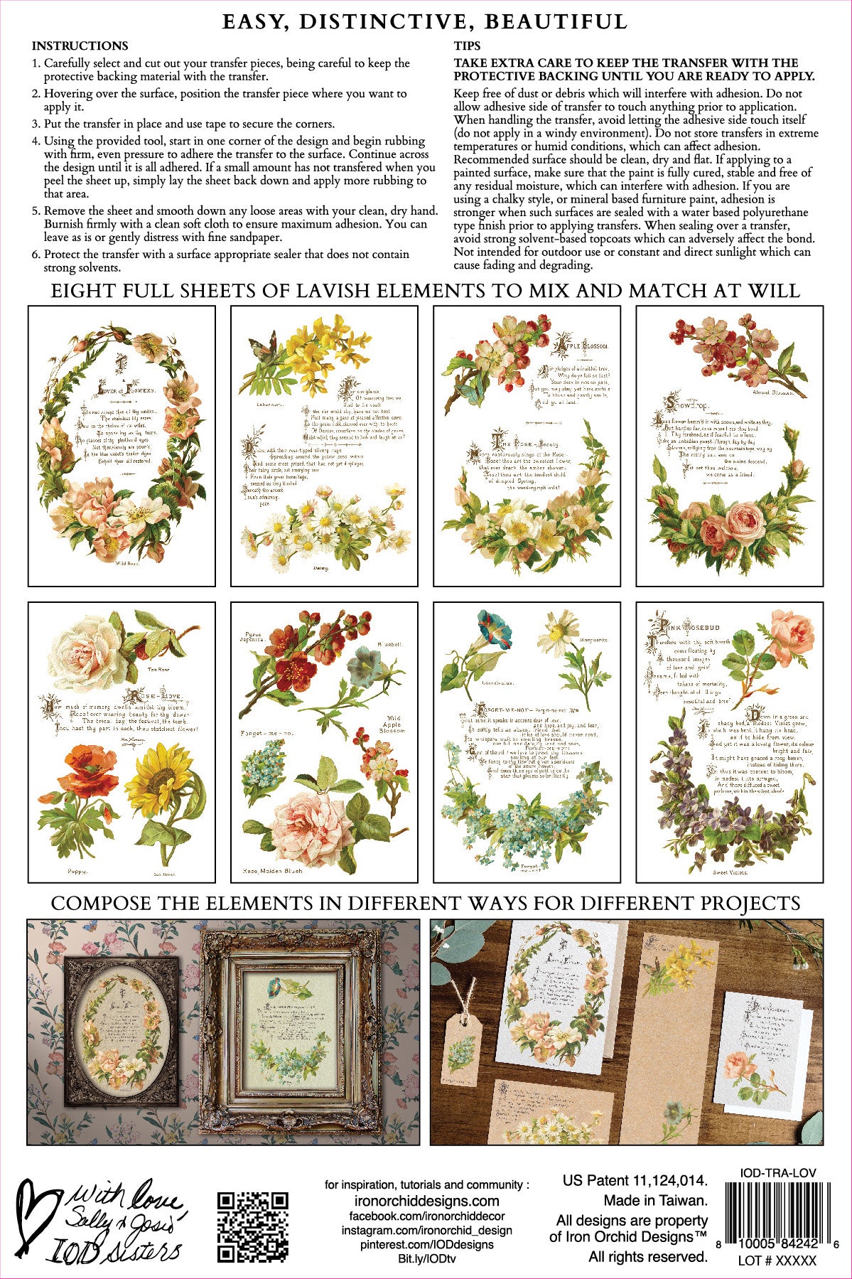 Iron Orchid Designs - Decor Transfer - Lover of Flowers