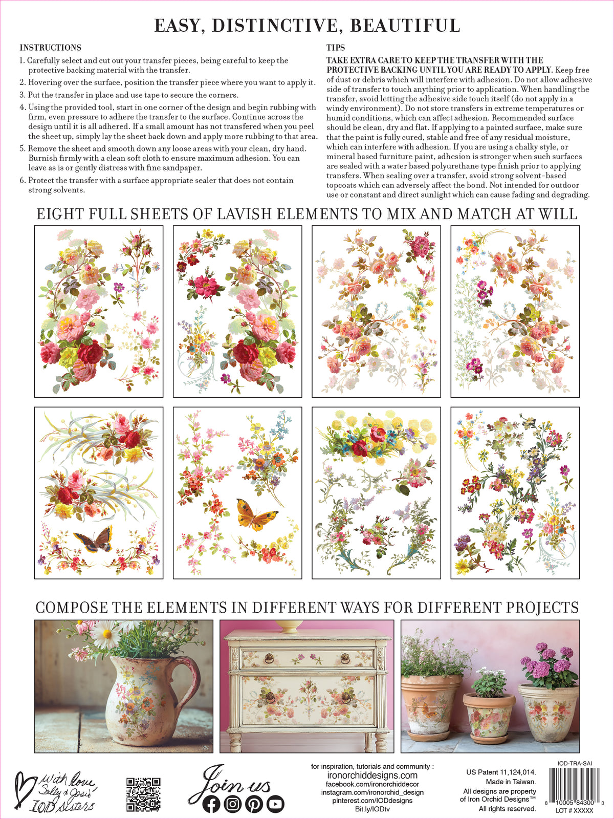 Iron Orchid Designs - Decor Transfer - Saint Germain