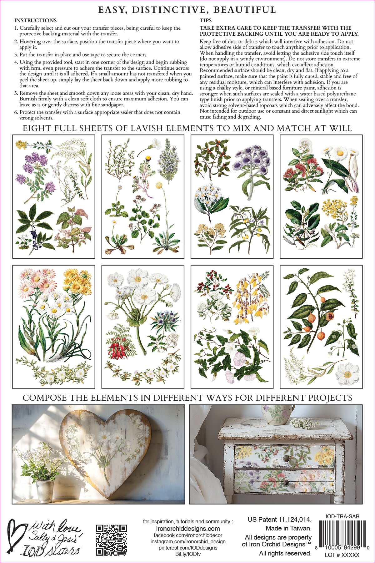 Iron Orchid Designs - Decor Transfer - Sarah Featon's Botanicals