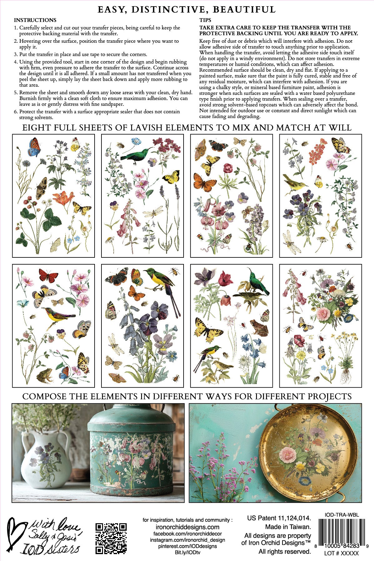Iron Orchid Designs - Decor Transfer - Wilde Bloemen