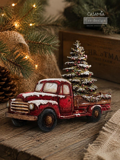 Decor Moulds® – Country Christmas Delivery – 1 pc, 5″x8″x8mm