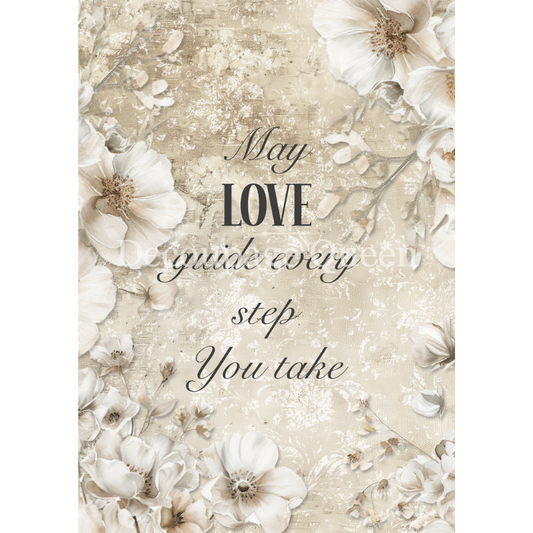 Decoupage Queen - Dainty and the Queen - May Love Guide You