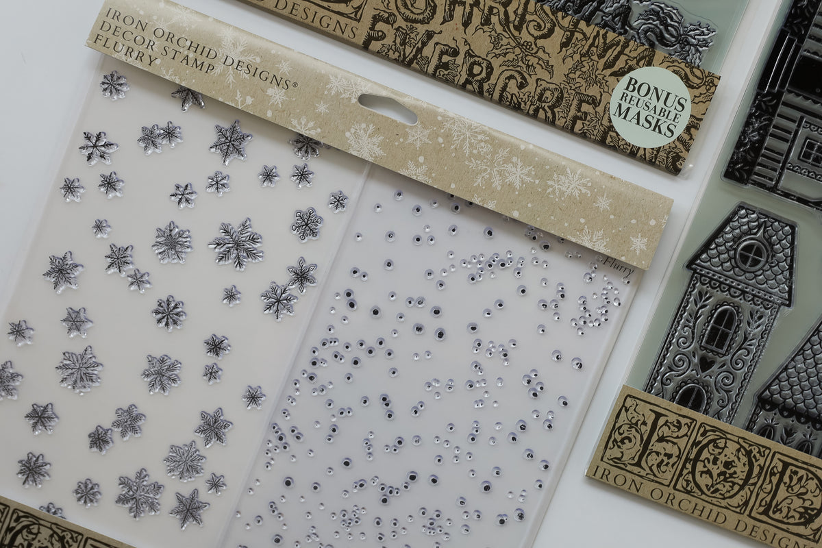 Iron Orchid Designs - Decor Stamp - Flurry