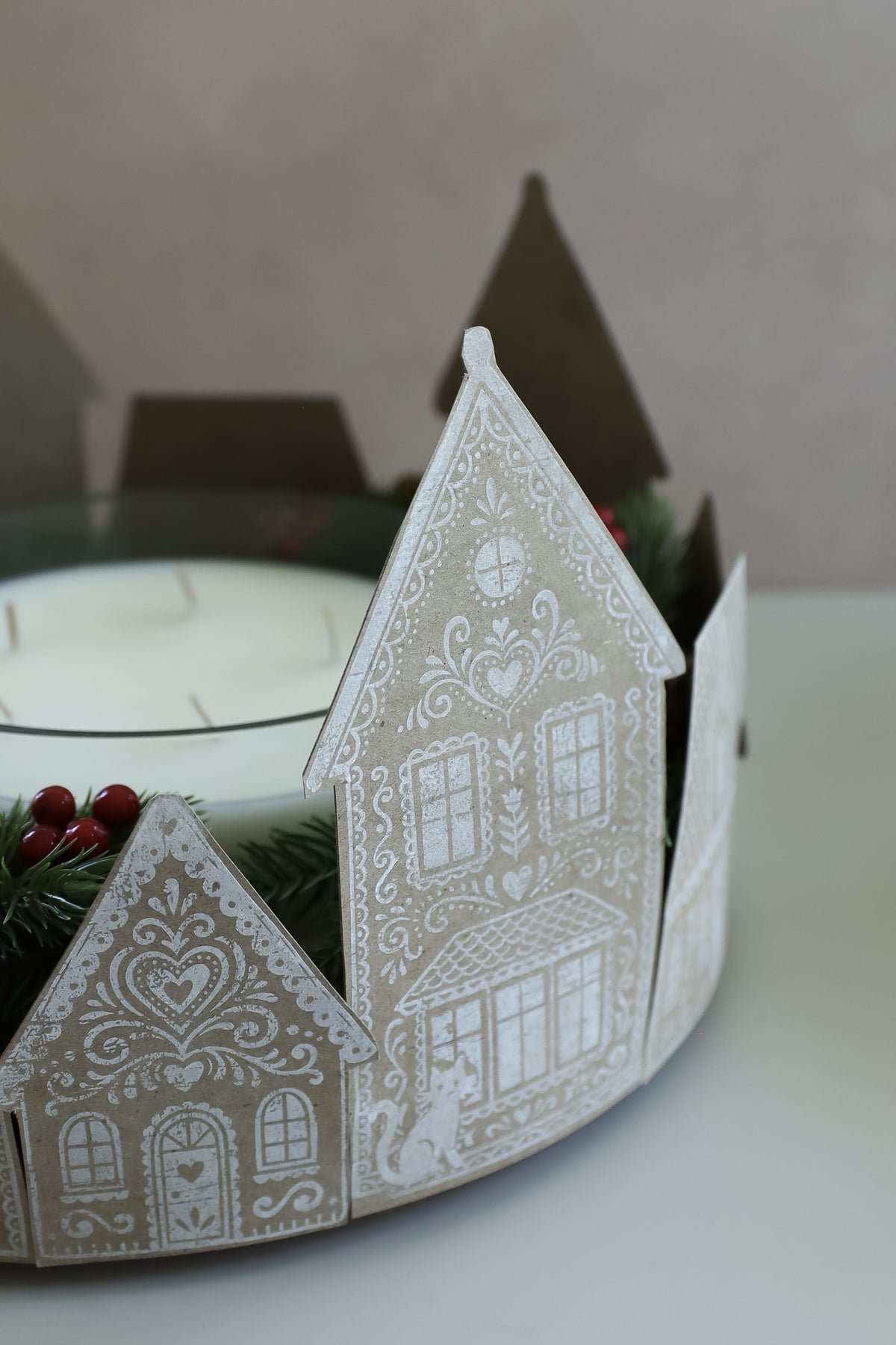 Iron Orchid Designs - Decor Stamp - Gingerbread Lane