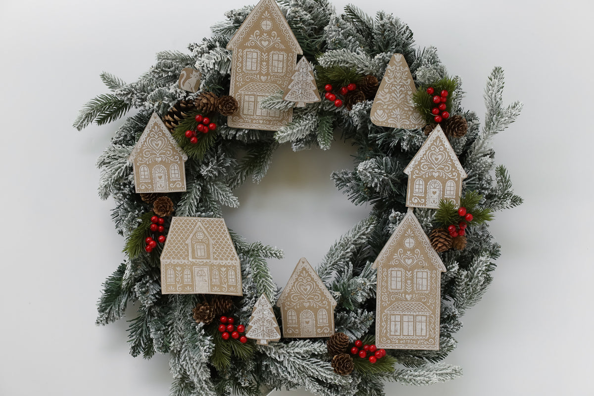 Iron Orchid Designs - Decor Stamp - Gingerbread Lane