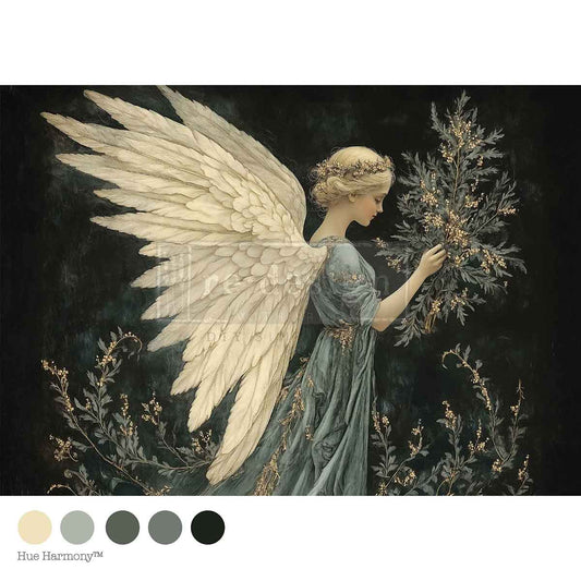Redesign Decoupage Fiber (A4) - Heavenly Noel