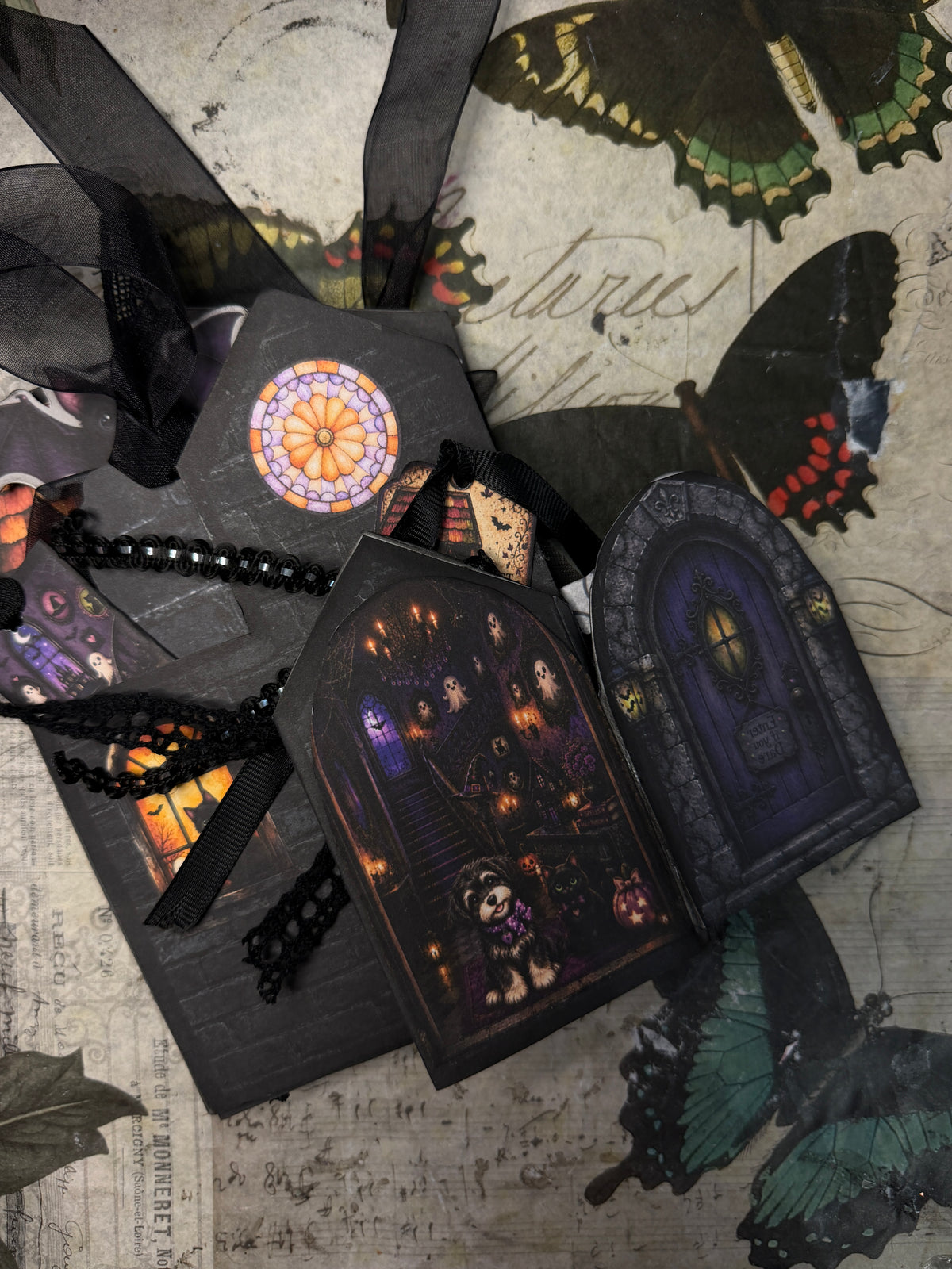 Howl-O-Ween Manor Printed Junk Journal Kit
