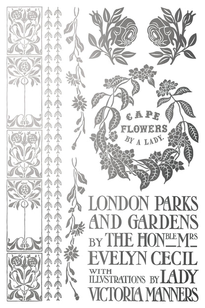 Iron Orchid Designs - Decor Transfer - Gilded Foil - Athenaeum