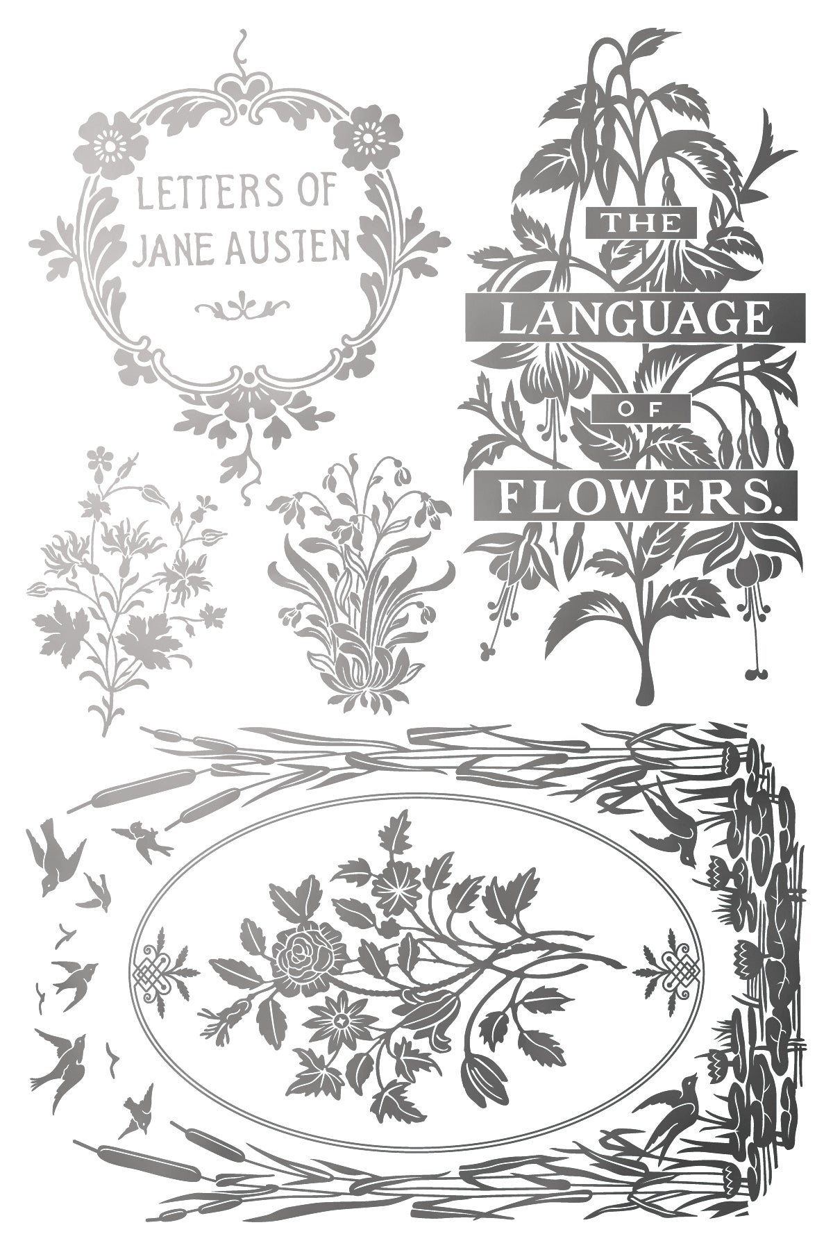 Iron Orchid Designs - Decor Transfer - Gilded Foil - Athenaeum