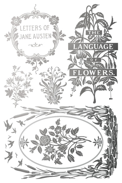 Iron Orchid Designs - Decor Transfer - Gilded Foil - Athenaeum