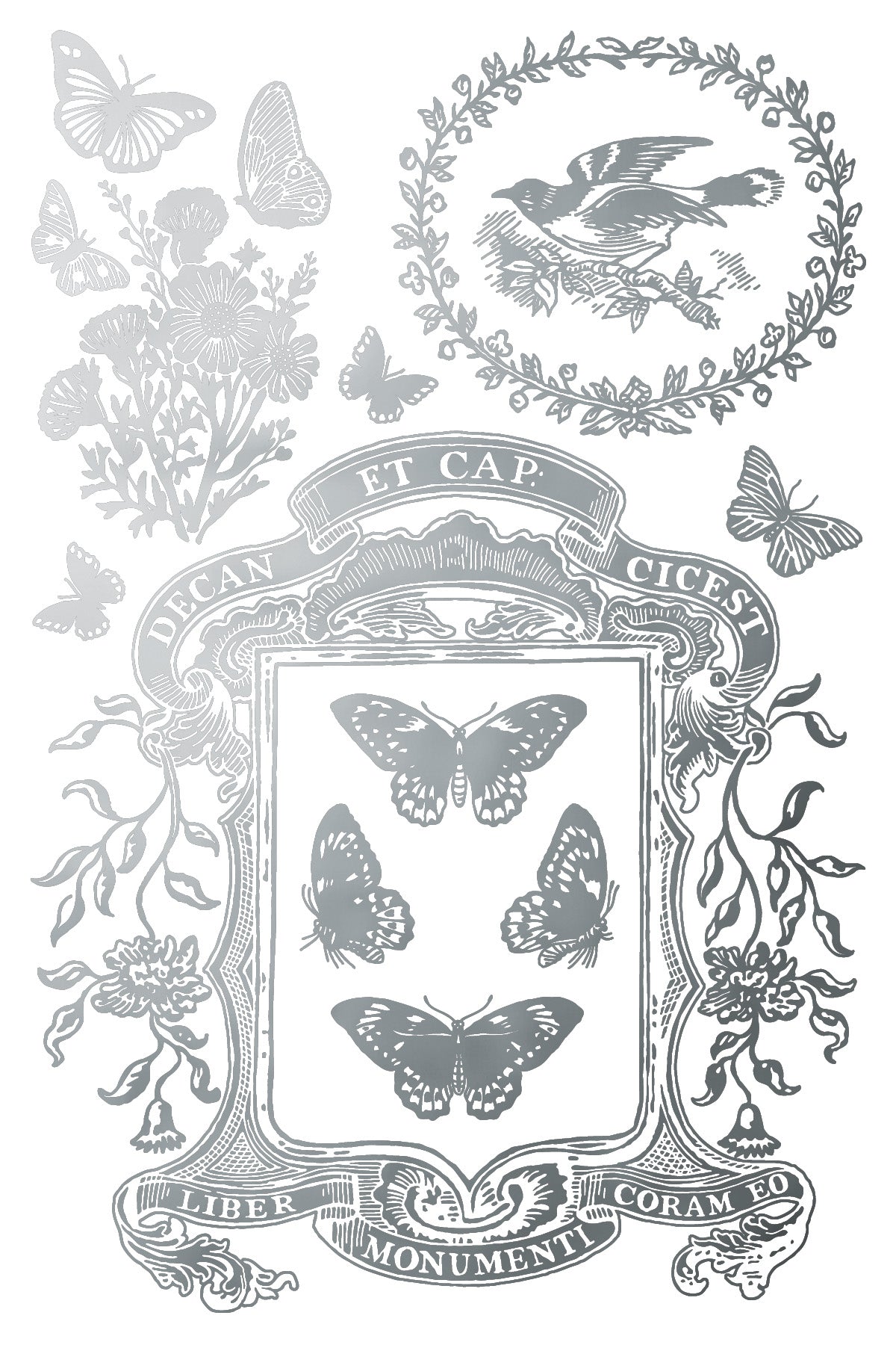 Iron Orchid Designs - Decor Transfer - Gilded Foil - Papillon