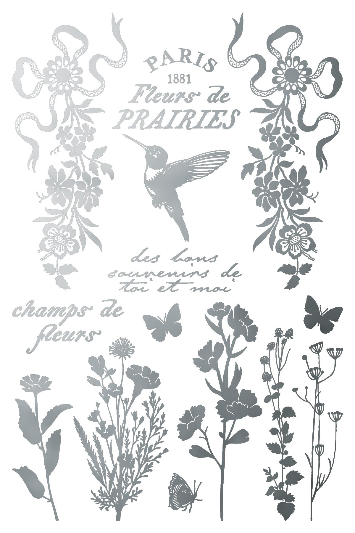 Iron Orchid Designs - Decor Transfer - Gilded Foil - Papillon