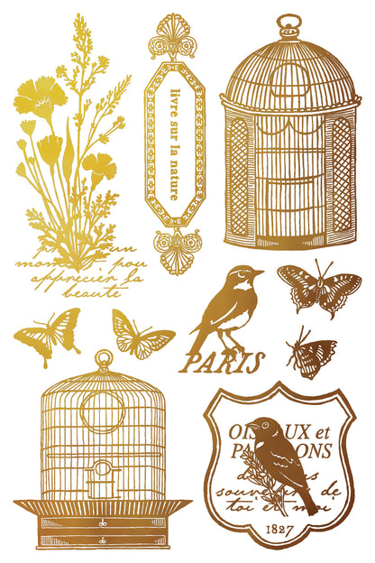 Iron Orchid Designs - Decor Transfer - Gilded Foil - Papillon