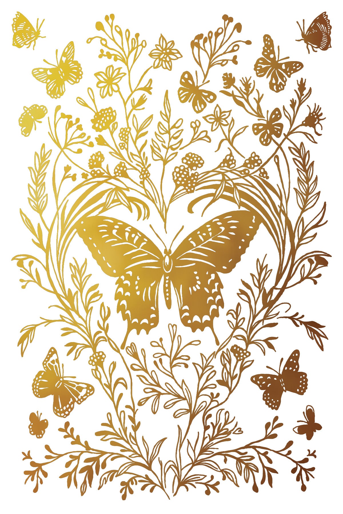 Iron Orchid Designs - Decor Transfer - Gilded Foil - Papillon