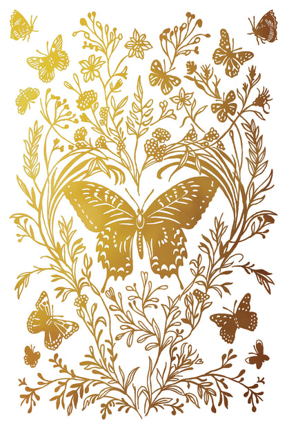 Iron Orchid Designs - Decor Transfer - Gilded Foil - Papillon