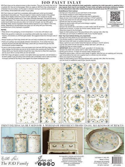 Iron Orchid Designs - Paint Inlay - Alfred Peats & Co