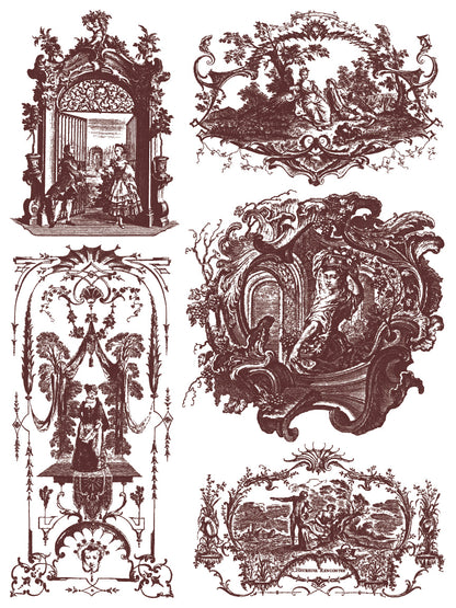 Iron Orchid Designs - Paint Inlay - Hameau de la Reine