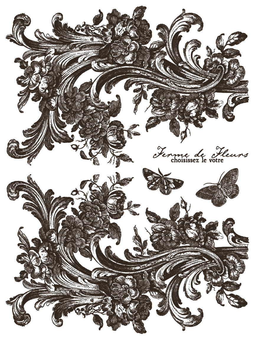 Iron Orchid Designs - Paint Inlay - Hameau de la Reine