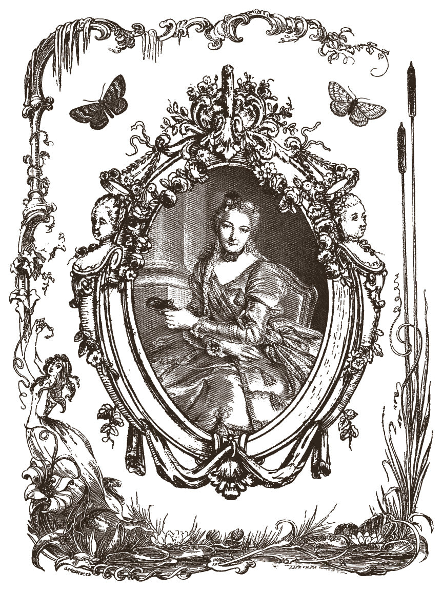 Iron Orchid Designs - Paint Inlay - Hameau de la Reine