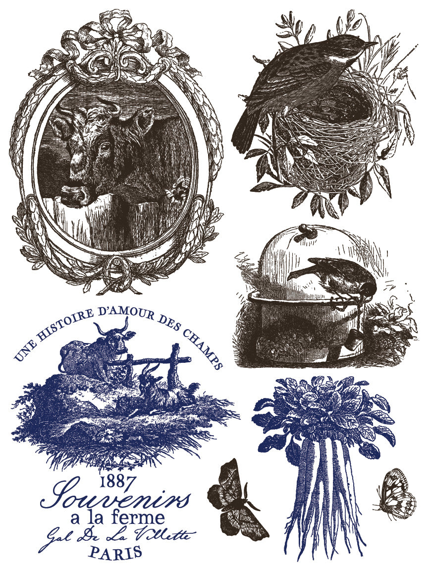 Iron Orchid Designs - Paint Inlay - Hameau de la Reine
