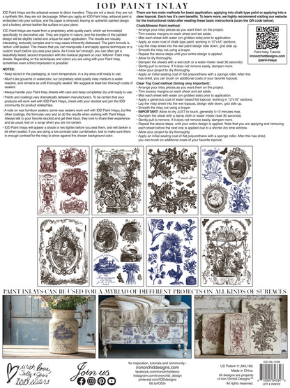Iron Orchid Designs - Paint Inlay - Hameau de la Reine