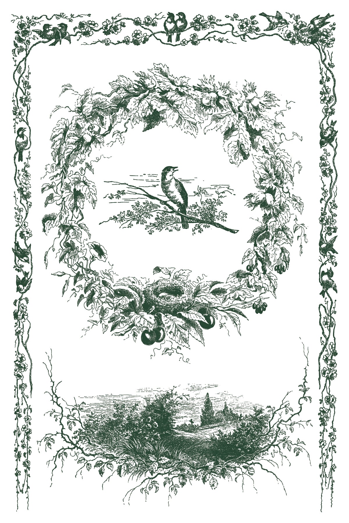 Iron Orchid Designs - Paint Inlay - Little Lark