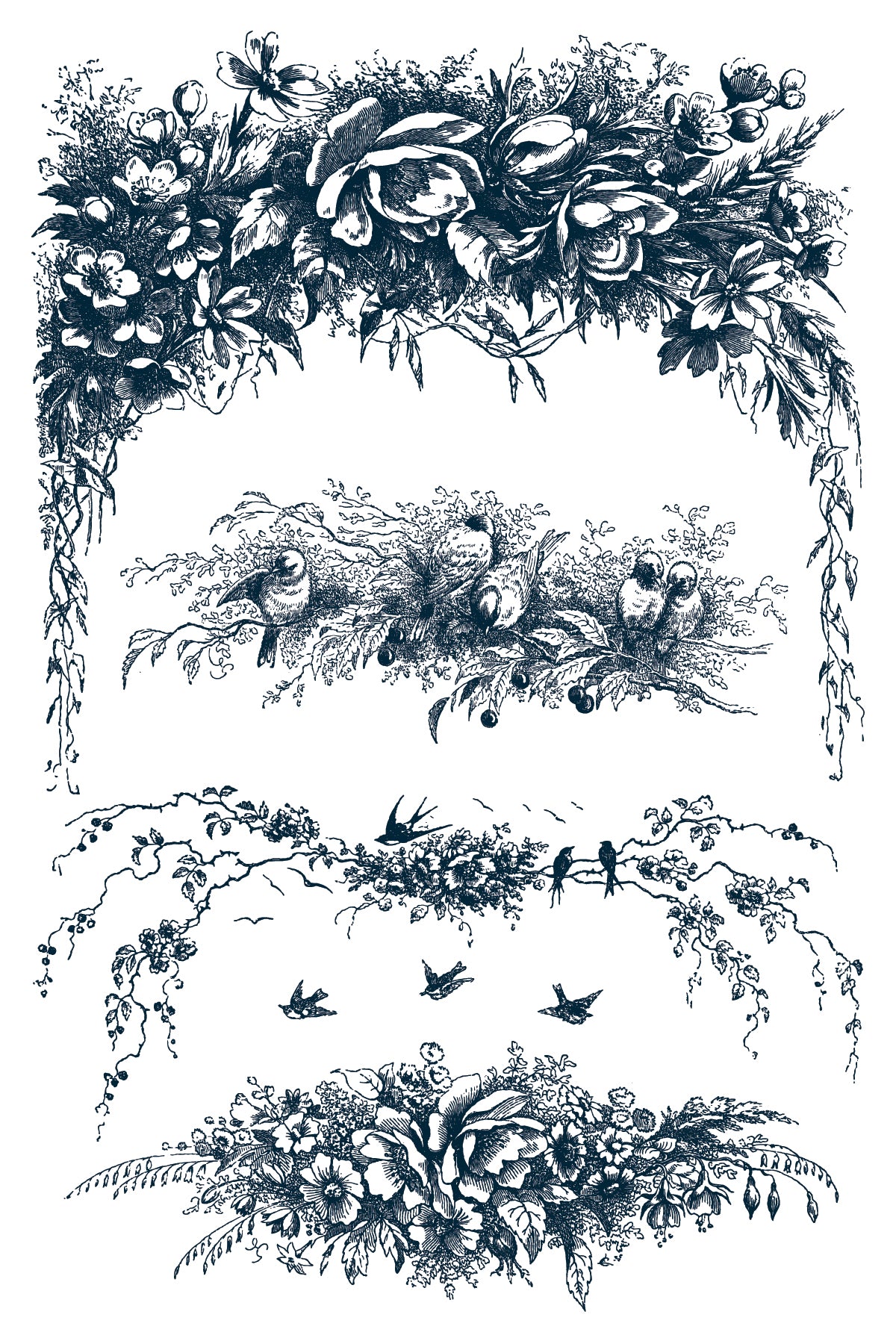 Iron Orchid Designs - Paint Inlay - Little Lark