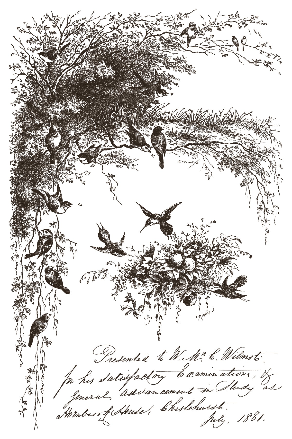 Iron Orchid Designs - Paint Inlay - Little Lark
