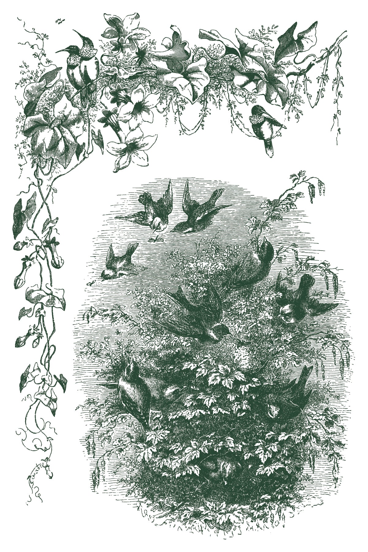 Iron Orchid Designs - Paint Inlay - Little Lark