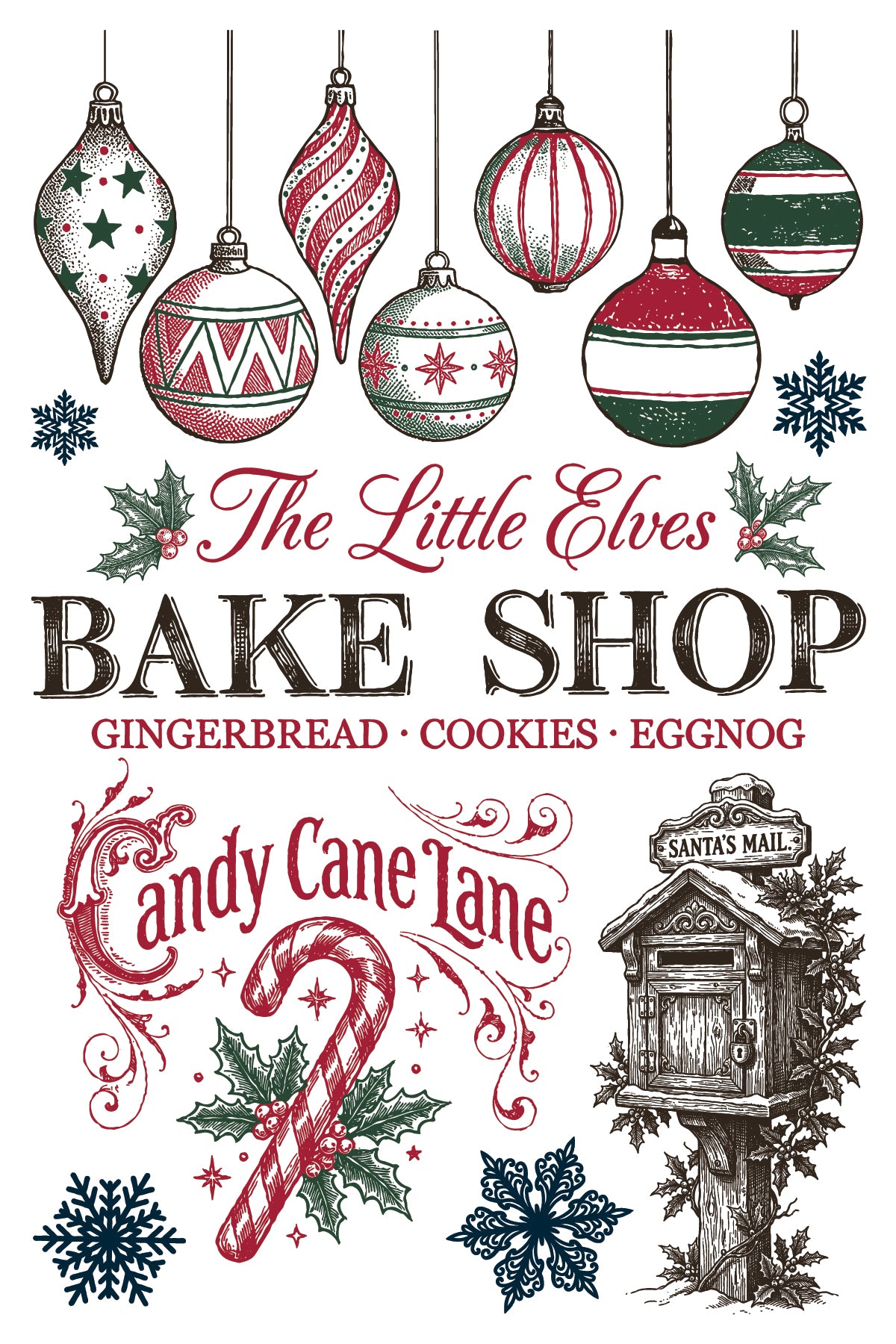 Iron Orchid Designs - Paint Inlay - The North Pole Co