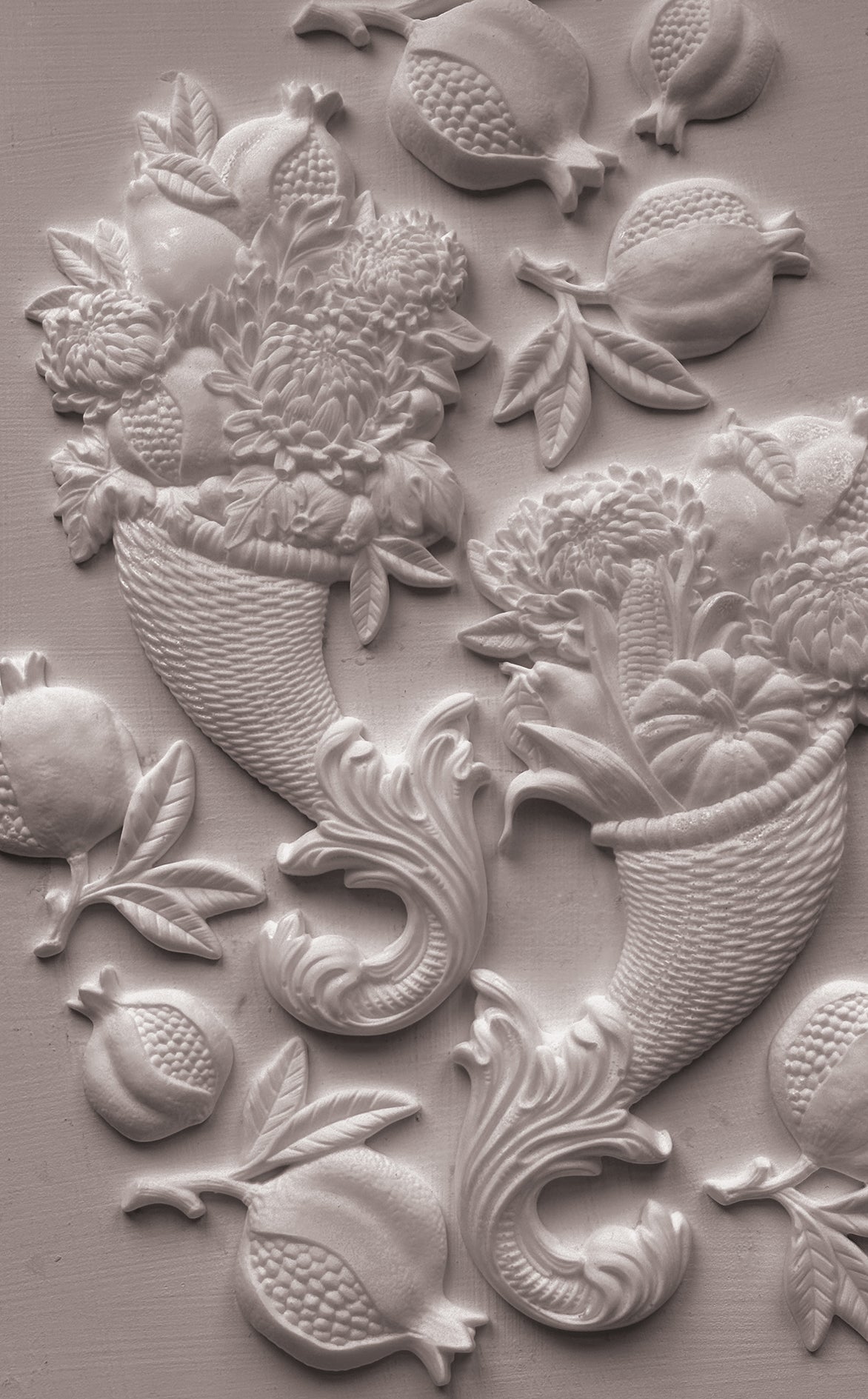 Iron Orchid Designs - Decor Mould - Cornucopias