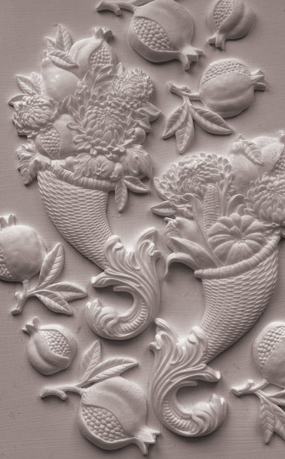 Iron Orchid Designs - Decor Mould - Cornucopias