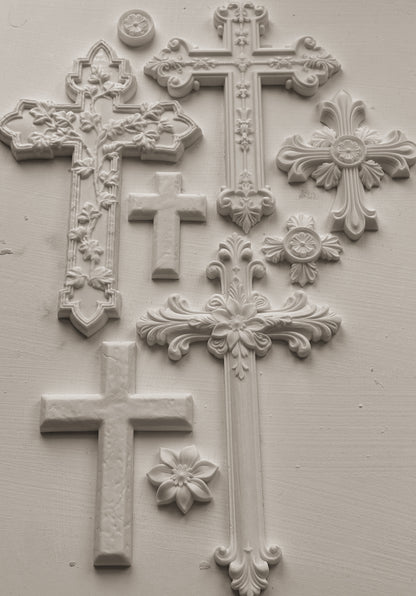 Iron Orchid Designs - Decor Mould - Les Croix