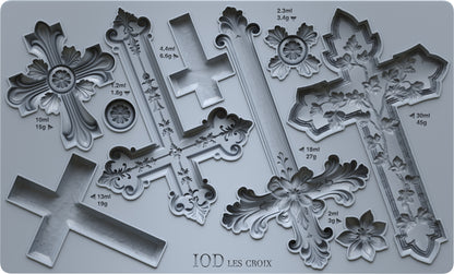 Iron Orchid Designs - Decor Mould - Les Croix
