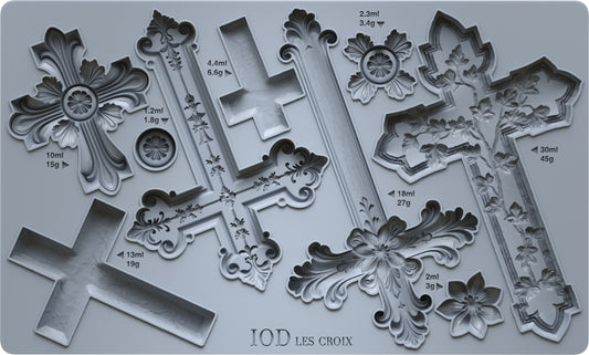 Iron Orchid Designs - Decor Mould - Les Croix