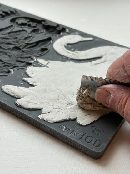 Iron Orchid Designs - Decor Mould - Swans