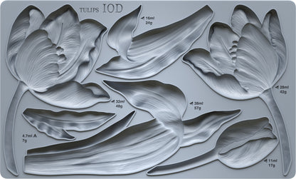 Iron Orchid Designs - Decor Mould - Tulips