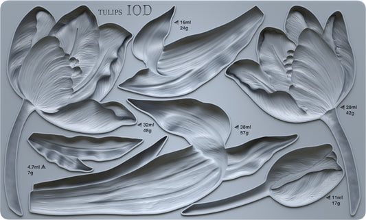 Iron Orchid Designs - Decor Mould - Tulips