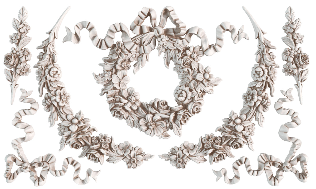 Iron Orchid Designs - Decor Mould - Wreath & Swags