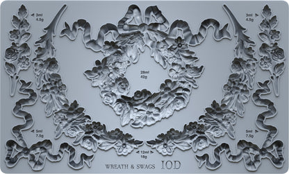Iron Orchid Designs - Decor Mould - Wreath & Swags