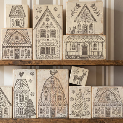 Iron Orchid Designs - Decor Stamp - Gingerbread Lane