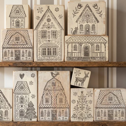 Iron Orchid Designs - Decor Stamp - Gingerbread Lane