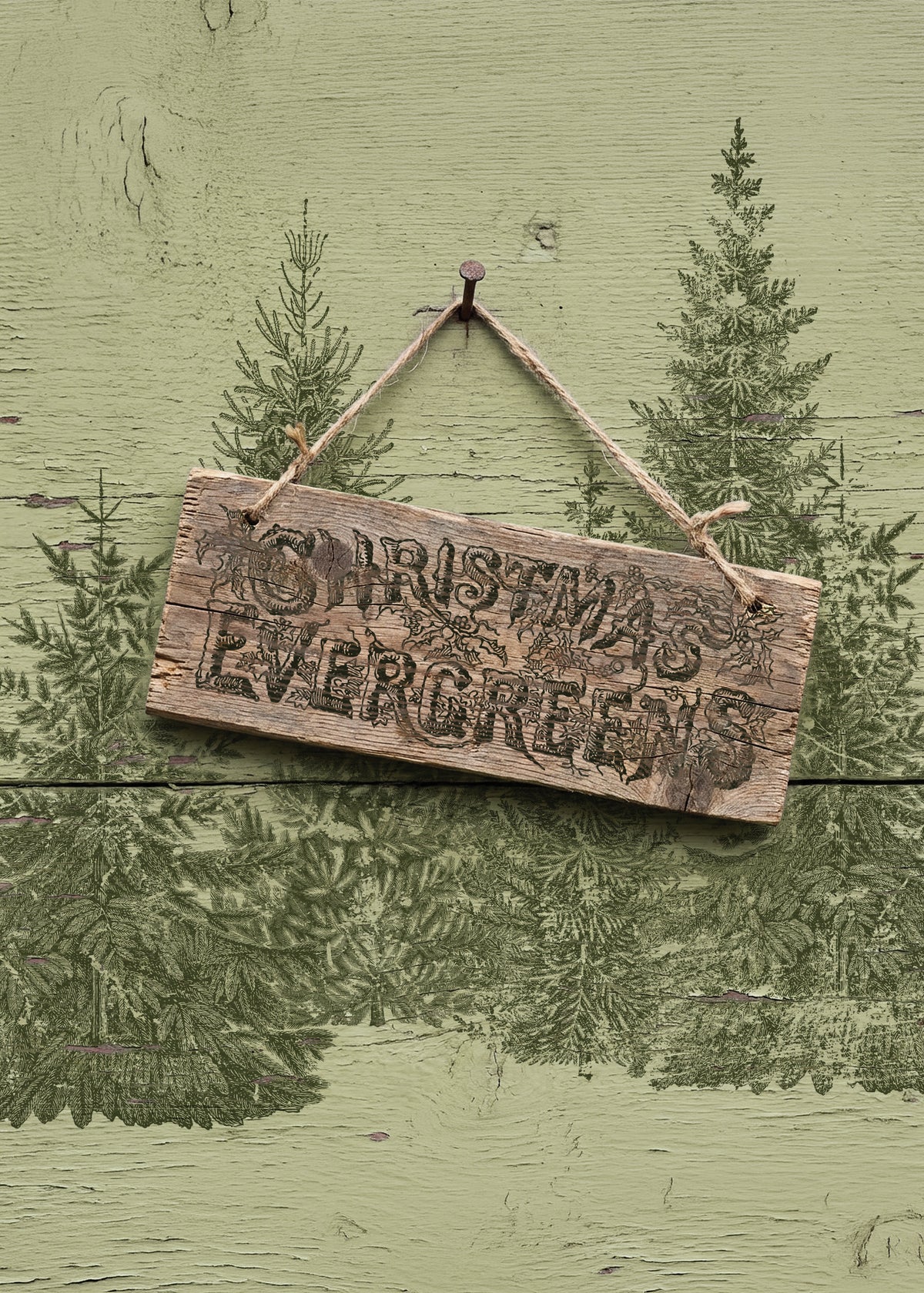 Iron Orchid Designs - Decor Stamp - Winter Grove