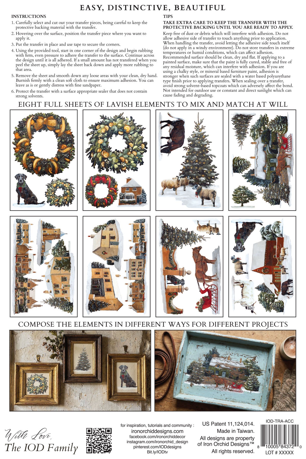 Iron Orchid Designs - Decor Transfer - A Cotswold Christmas