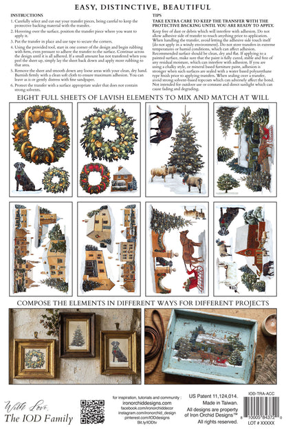 Iron Orchid Designs - Decor Transfer - A Cotswold Christmas
