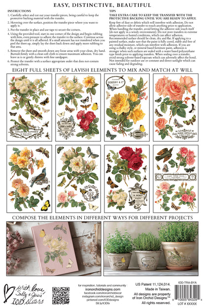 Iron Orchid Designs - Decor Transfer - By Any Other Name