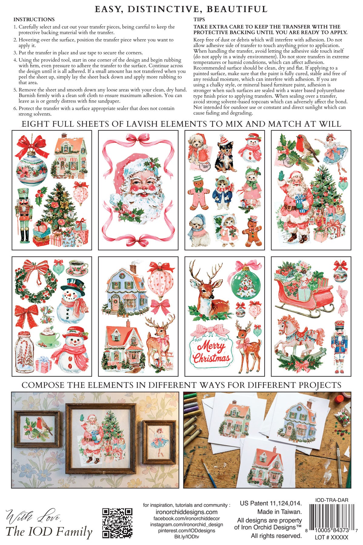 Iron Orchid Designs - Decor Transfer - Darling Holiday