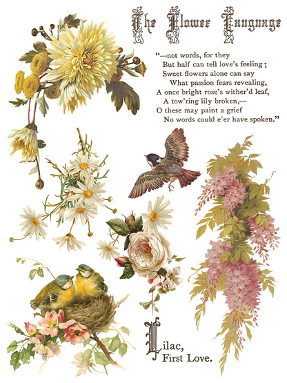 Iron Orchid Designs - Decor Transfer - Flowers by the Poets